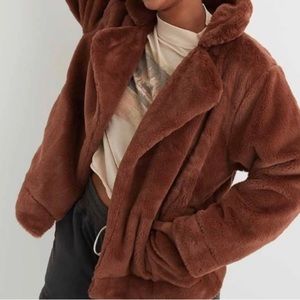 faux fur jacket coat